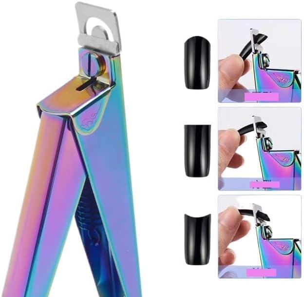 NAILWIND Acrylic Nail Clipper, 1 Pcs Professional Gel False Nails Tips Cutter, Fake Nail Clippers, Cutter Trimmer Stainless Steel Manicure Nail Art Tools (SILVER) - Image 4