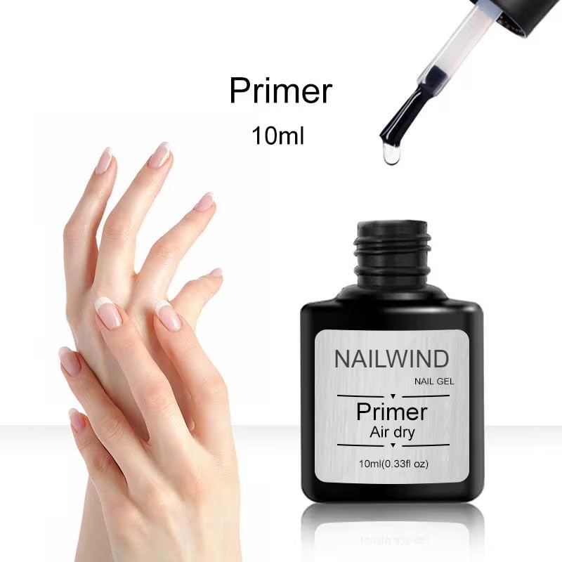 NAILWIND Nail Primer, Fast Air Dry, No Lift Prep for Gel and Acrylic Powder, Foundation for Long-lasting Nail Polish 7.5ml - Image 8