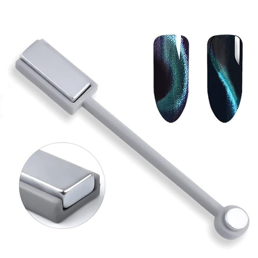 NAILWIND nail magnet Double-head Magnet Stick For 3D Magnetic Cat Eye Gel Nail Polish Nail Art Manicure Tools, (1-PCS)