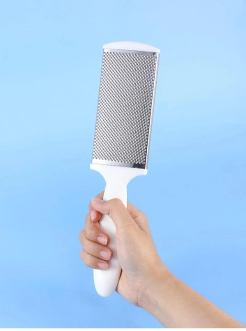 Cosluxe foot rasp foot file and Callus remover. Best Foot care pedicure metal surface tool to remove hard skin. Can be Used on both wet and dry feet, Surgical grade stainless steel file - Image 2