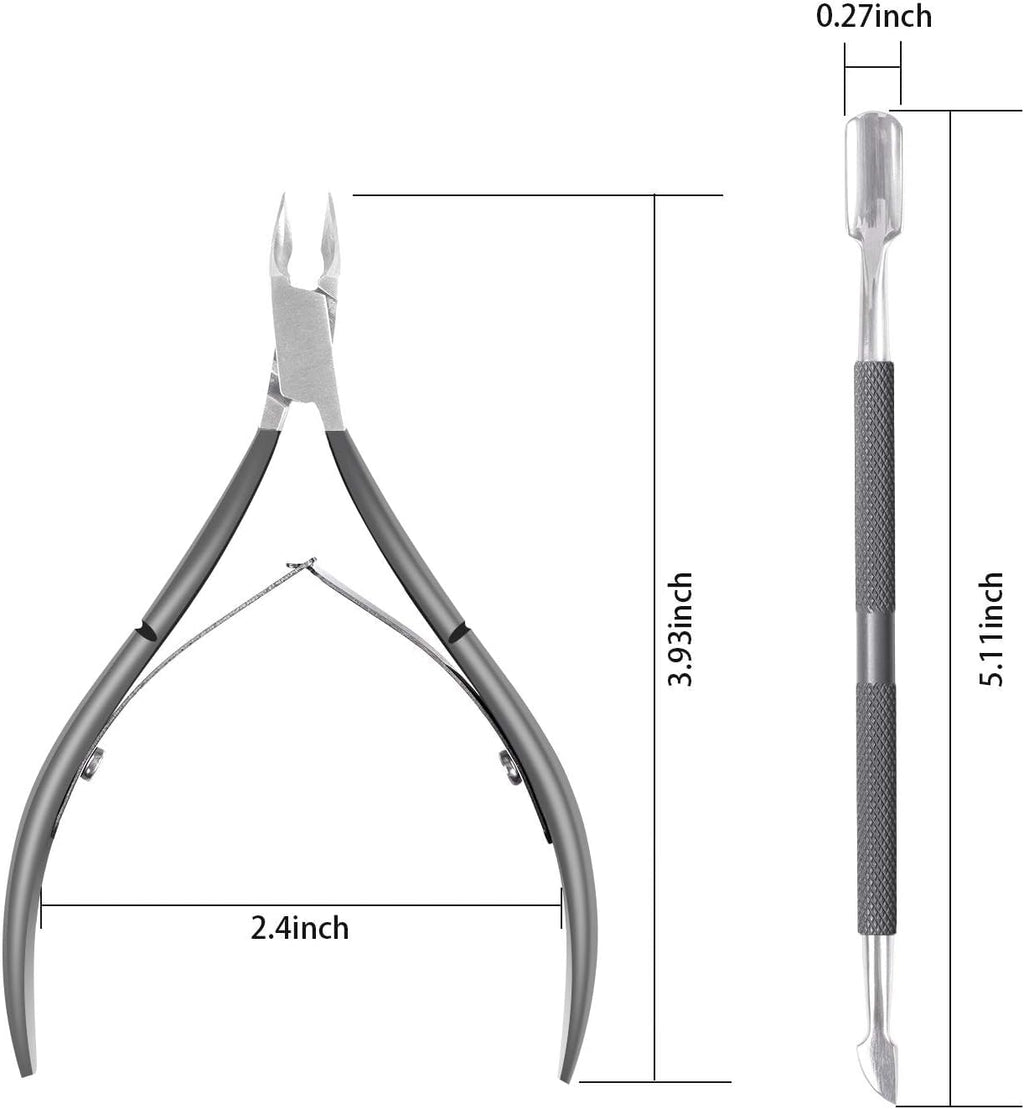 COSLUXE Cuticle Nippers Cuticle Scissors Trimmer & Remover - Stainless Steel | Extremely Sharp | Best Hand Care Professional Manicure Tool - Image 9