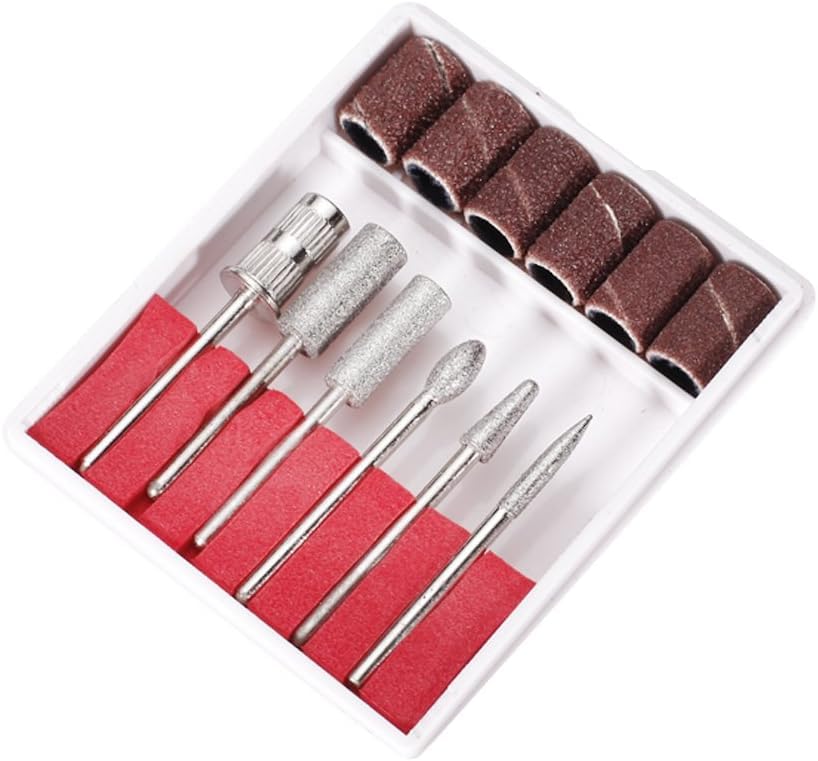 MY COLORS Nail Drill Bits Set Cuticle Tools, Electric Nail Drill Bits Kit 3/32", Nail Drill Machine for Nail Bits, Nail Polishing Clear and Care Drill Bits 6 - PCS - Image 6