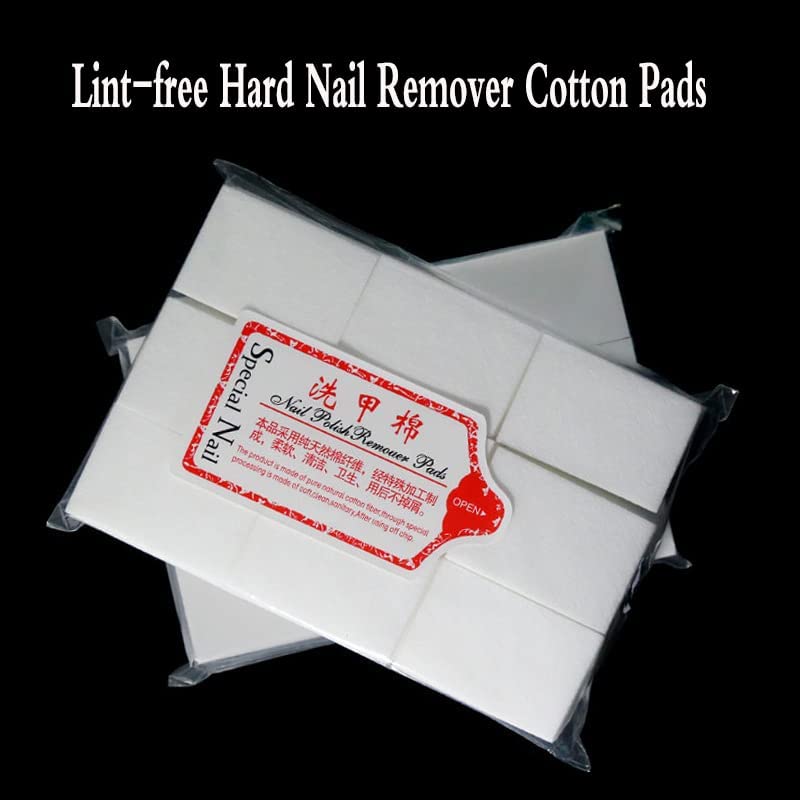 NAILWIND Nail Cotton Pads 1000 Pcs - Lint Free Gel Nails Polish Removers Cotton Pad Eyelash Extension Glue Cleaning Wipes, Nails Wipes Nails Art Gel Polish Remover Cotton Pads - Image 7