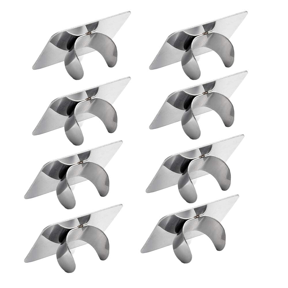 COSLUXE Nail Art Palette Stainless Steel Makeup Mixing Palette Ring Nail DIY Art Design Paint Color Mixing Palette Metal Tool (Pack of 1, Midiam) - Image 5