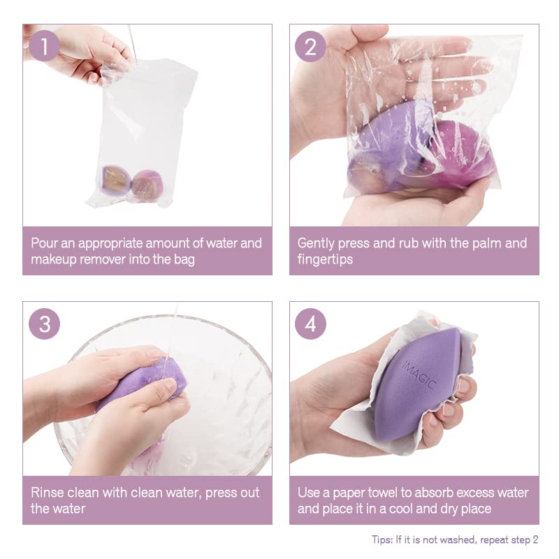 COSLUXE IMAGIC PROfessional Cosmetic NON-LATEX MAKEUP SPONGE (01) - Image 8