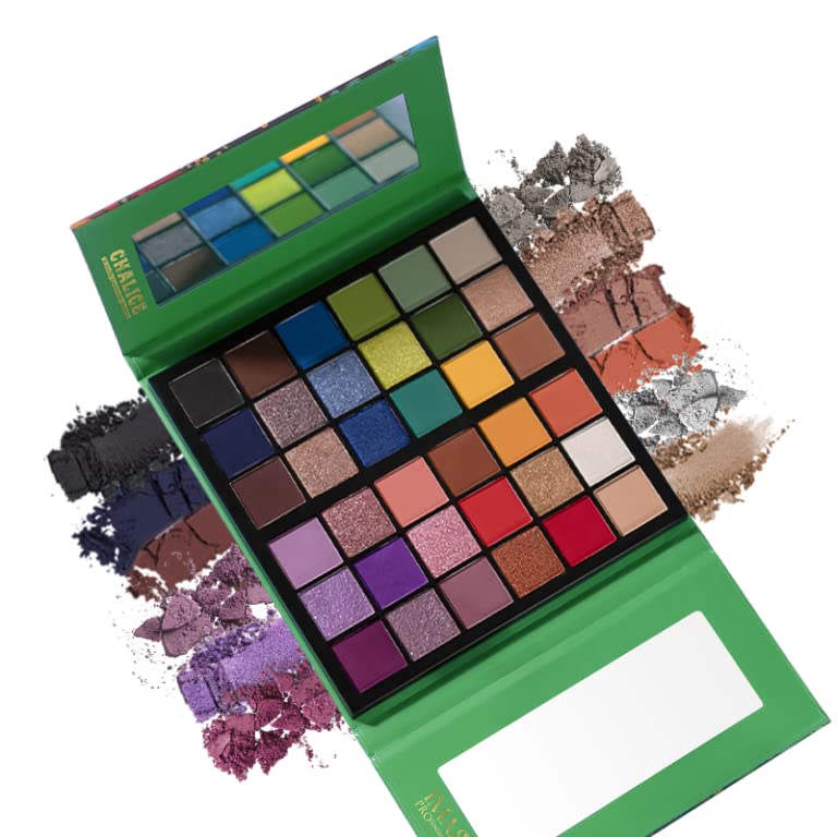 COSLUXE IMAGIC Pro Chalice 36 Color Eyeshadow Palette, 30.8g Eyeshadow Matte Shimmer Finish Make up Palette Highly Pigmented Colorful Powder - Multicolor - Image 2