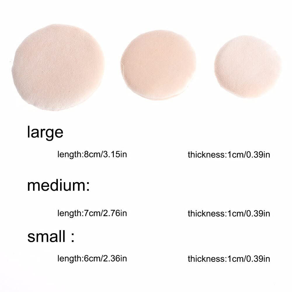 Cosluxe Pure Cotton Powder Puff,Puff, for Powder Foundation, 3 Normal size, Blending for Loose Powder Mineral Powder Body Powder (PACK OF 6, SMALL) - Image 8