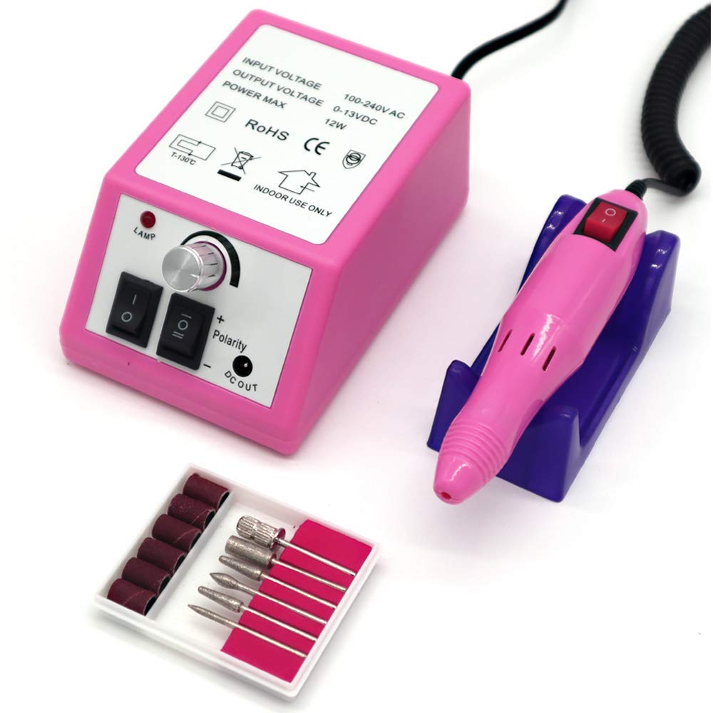 NAILWIND Professional Nail Drill Machine 20000 RPM, Electric Nail Drill, Nail File Kit for Acrylic Nails, Gel Nails Glazing Nail Art Polisher Sets for Home Salon Use Nail Drill Manicure Pedicure Set