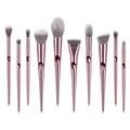 Makeup Brushes Set, 10 Pcs Premium Synthetic Makeup Brush Kit for Foundation, Eyeshadow, Contour & Highlight with Cosmetic Bag for Women & Girls