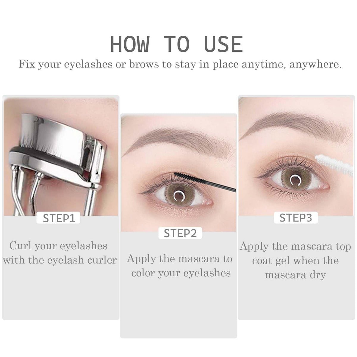 My Colors Colour Lash Transparent Mascara, curl & nice shape waterproof 8ml - Image 9