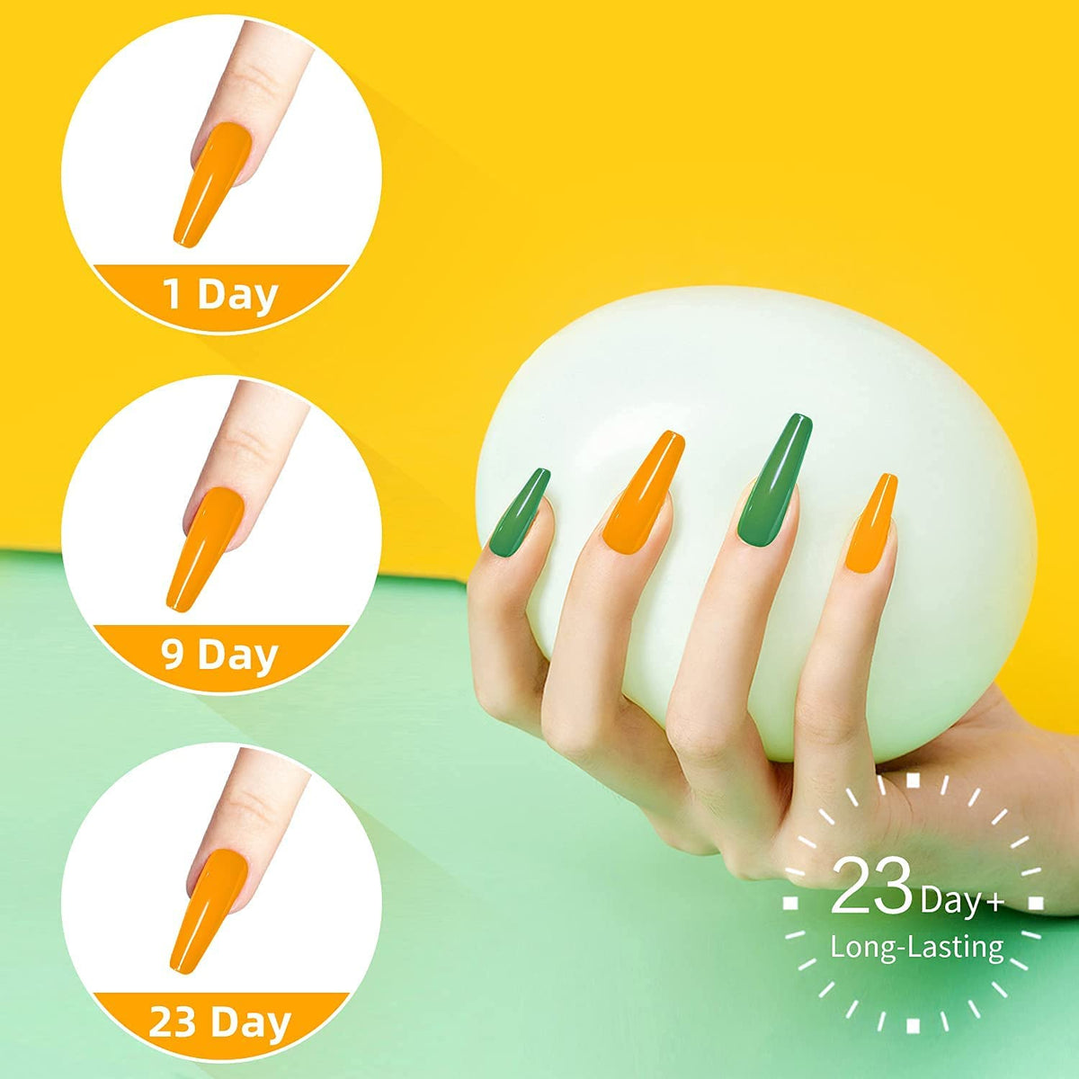 NAILWIND 12 Colors Acrylic Nail Powder Set, Colored Acrylic Powder for Nails DIY Art Design 3D Manicure Extension Gifts for Women and Girls Multicolors - Image 4