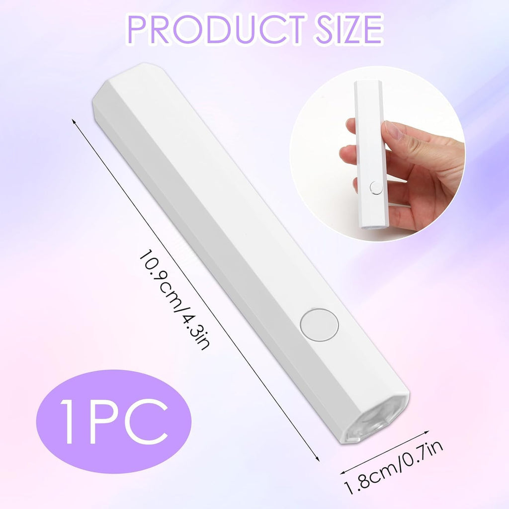 NAILWIND Professional UV/LED Nail Lamp, UV Light for Gel Nails, Quick-Dry UV Light for Nails, Gel Polish, Nail Tips, Poly Gel Extension Resin, Manicure,Soft Gel Tips, Nail Dryer, DIY Nail Art - Image 2