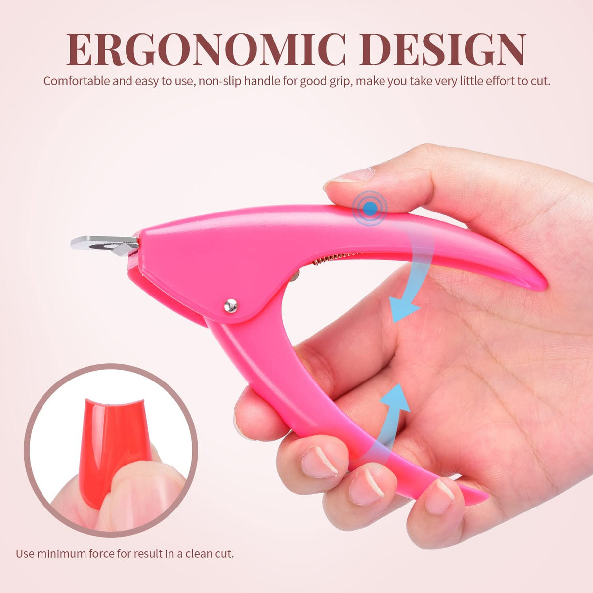 NAILWIND Acrylic Nail Clipper, Acrylic Nail Cutter Fake Nails Clippers False Nails Cutter Nail' Tip Clipper Artificial Nail' Clipper Nails Tip Trimmer For Artificial Nail; Art Manicure Tools 1 PCS - Image 5
