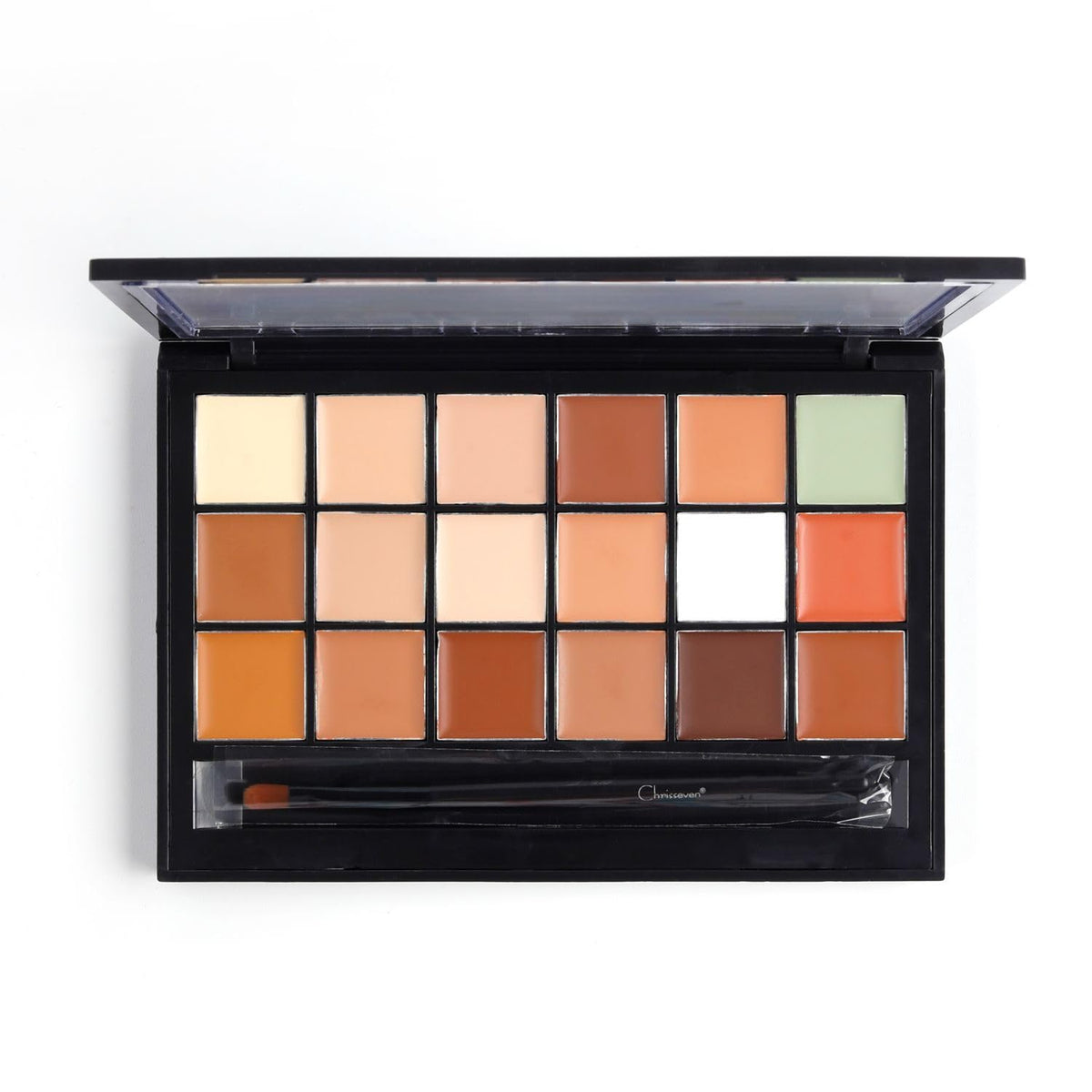 My Colors Professional Colour Corrector Palette | concealer palette for face makeup |18 Shades with Brush, Multi-Colour Concealer for All Skin Types for women - Image 4