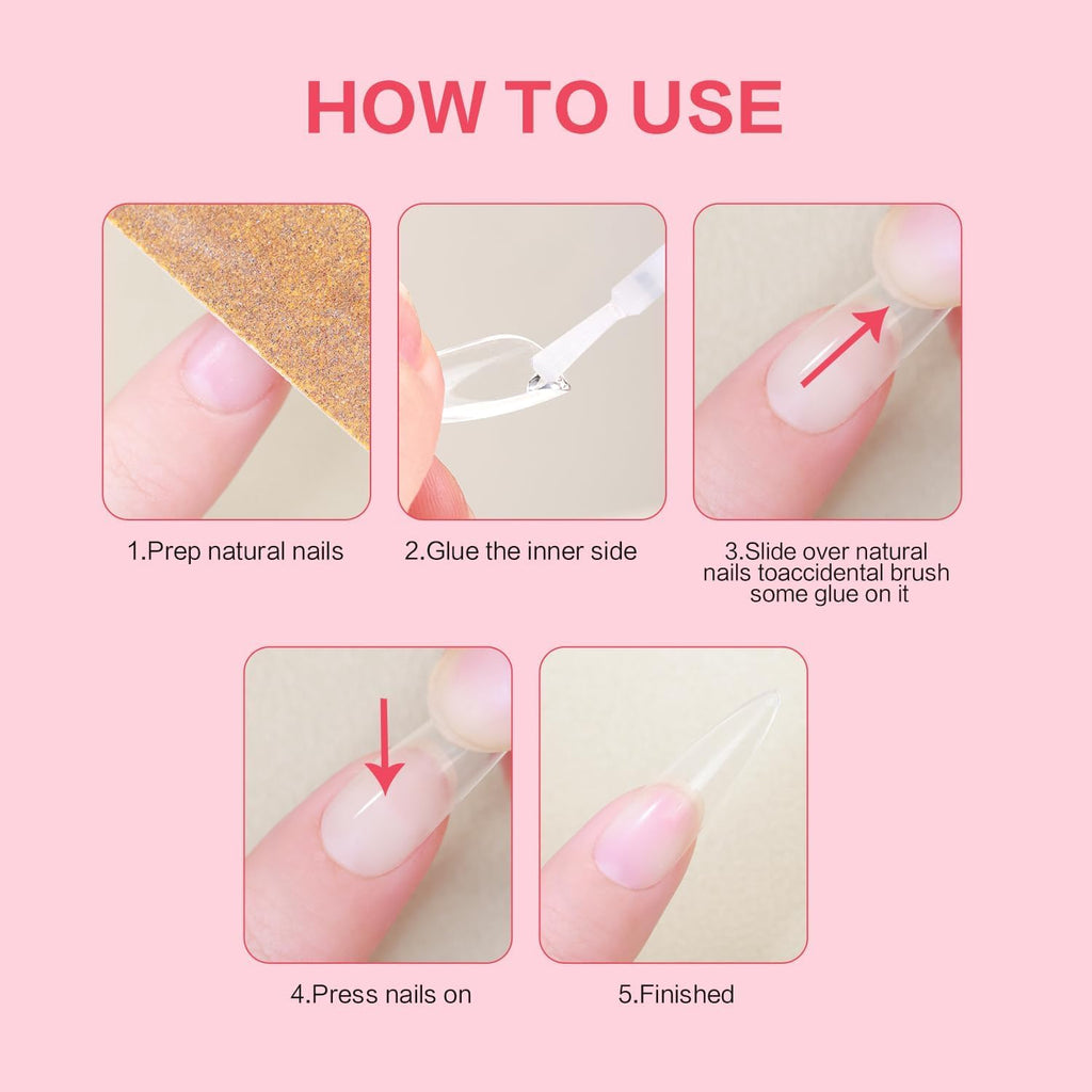 NAILWIND Brush On Nail Glue for Press On Nails, 401 Extra Strong Nail Glue for Acrylic Nails, Waterproof Long Lasting, 2 PCS - Image 7