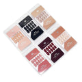 NAILWIND 24 Natural French Short False Nails Acrylic Full Cover Nails,Natural Fake Nails Delicate & Comfortable for Women and Girls (N43, 24 Count -Pack of 1)
