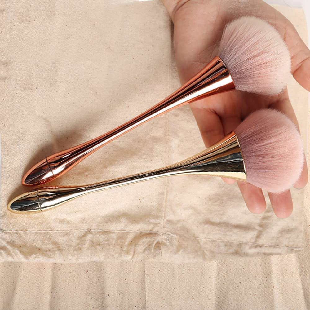 NAILWIND Nail Art Brush, Soft Nail Art Dust Remover Brush Long Handle Manicure Nail Art Tools for Acrylic or Makeup Powder Blush Brushes - Image 6