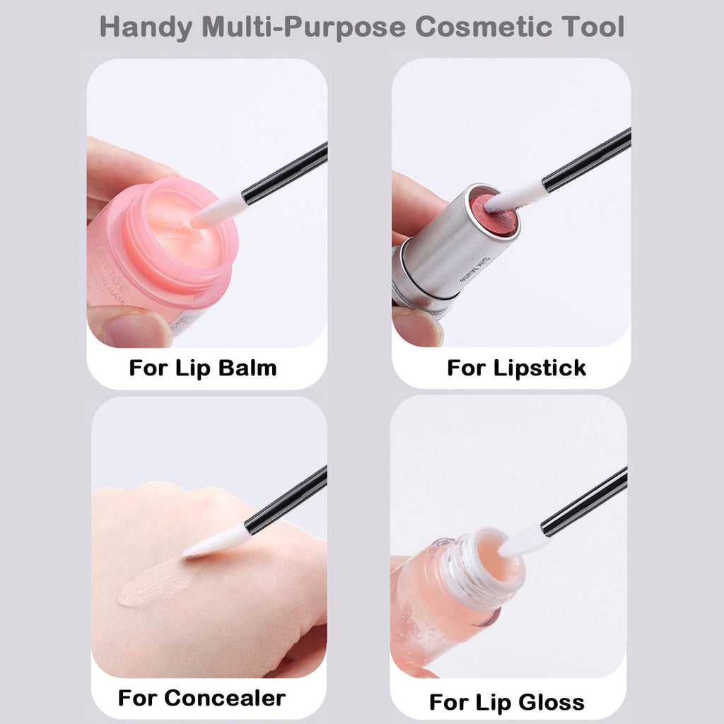 COSLUXE Lip Brush, Lip Applicator/Disposable Makeup Lips Brushes, Lip's Wands Lips; Brush Applicators Lipstick Brush Lips Gloss Applicators Mascara Brush Makeup Tool, 12 - Pcs - Image 6