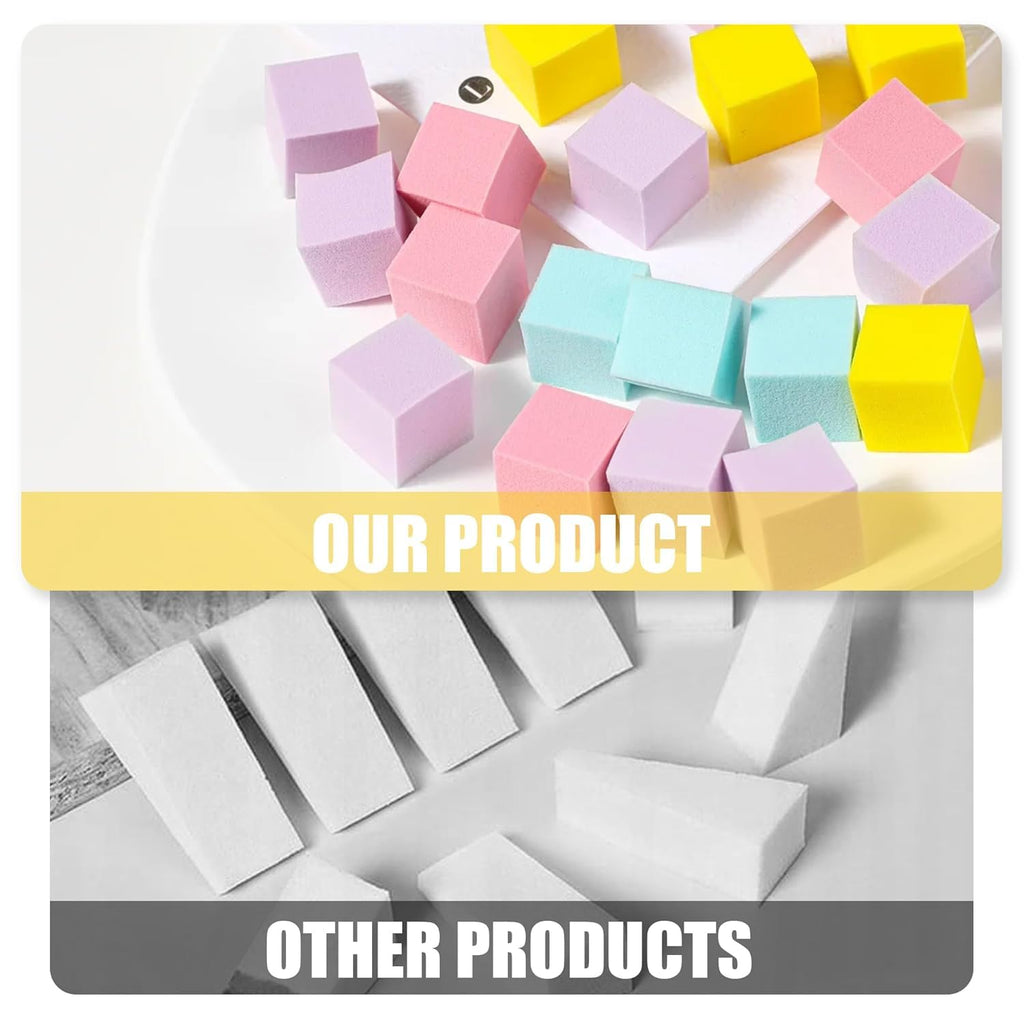 NAILWIND Nail Sponges for Ombre with 4 Claws Nail Sponge Metal Grabber,Nail Sponges, Nail Sponge 1 Metal Grabber with Mini Replaceable Nail Sponges Blocks for Ombre Nail Art, Stamping Tools Nail Art Tools Nail 80 - 100Pcs - Image 5