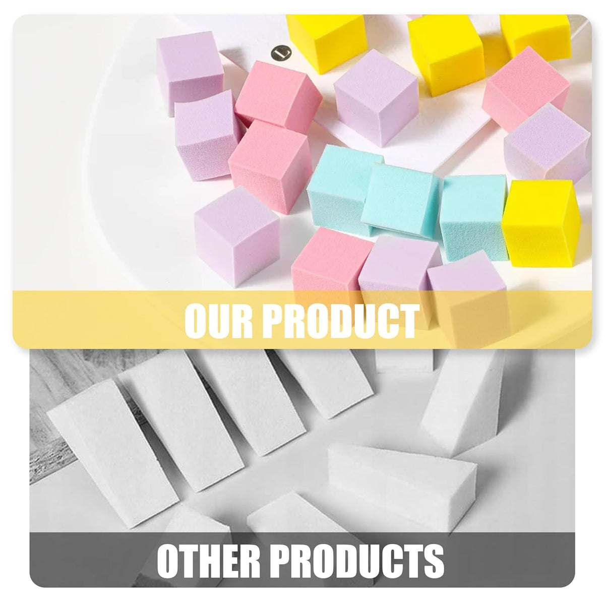 NAILWIND Nail Sponges for Ombre with 4 Claws Nail Sponge Metal Grabber,Nail Sponges, Nail Sponge 1 Metal Grabber with Mini Replaceable Nail Sponges Blocks for Ombre Nail Art, Stamping Tools Nail Art Tools Nail 80 - 100Pcs - Image 5