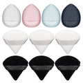 COSLUXE IMAGIC Makeup Triangle Finger Sponge Set,6- Face Triangle Soft Makeup puff, 4 - Finger Puff Mini Makeup powder Puff for Contouring, Under Eyes and Corners,Loose Powder Multicolour
