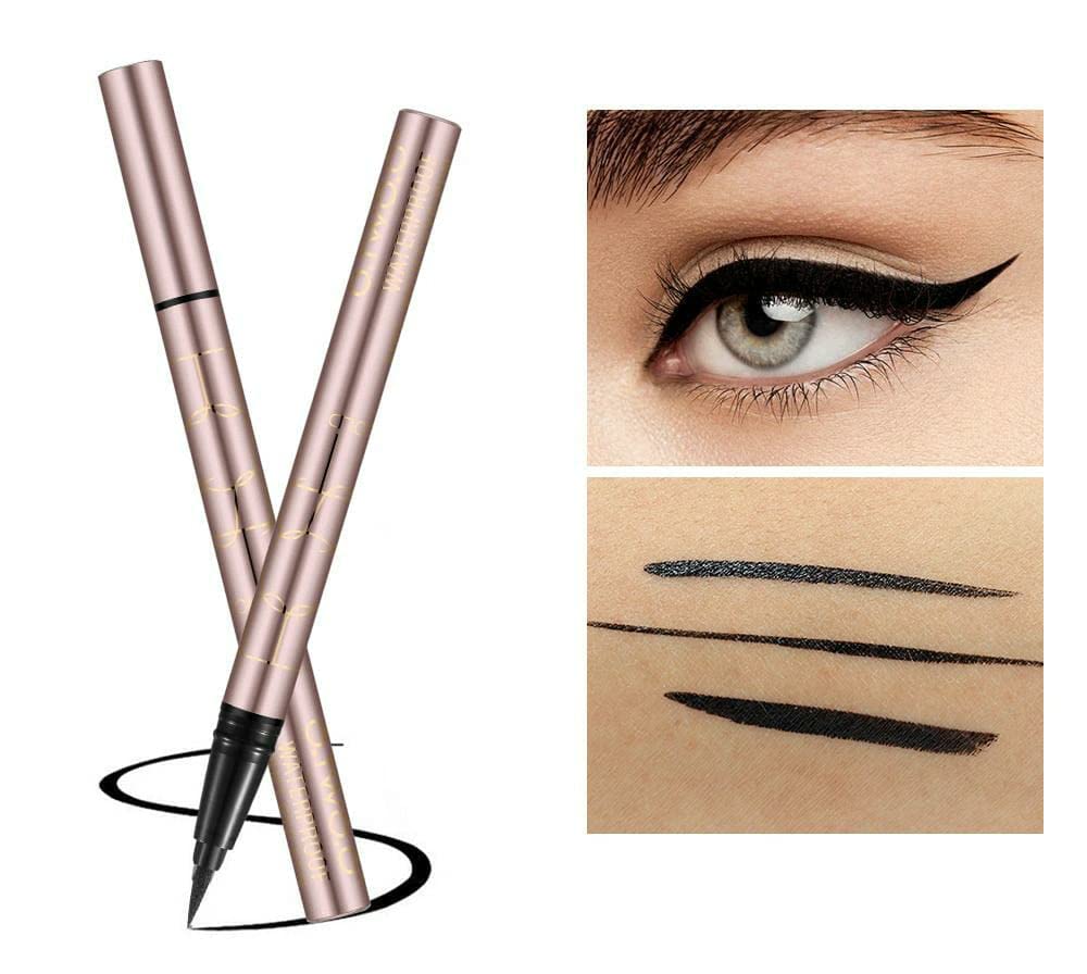 O TWO O ROSE GOLD Super Waterproof Long Lasting EyeLiner Pen 1ml 01-black - Image 2