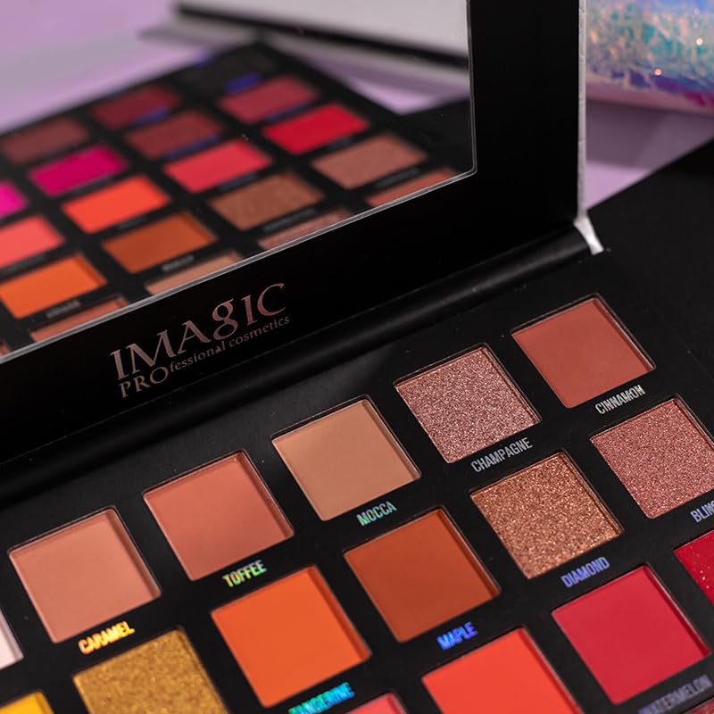COSLUXE IMAGIC PROfessional Eyeshadow Pallete 35.8 g, GALAXY SHINE 30 COLORS EYESHADOW PALETTE matte, satin, shimmery multicolor - Image 6