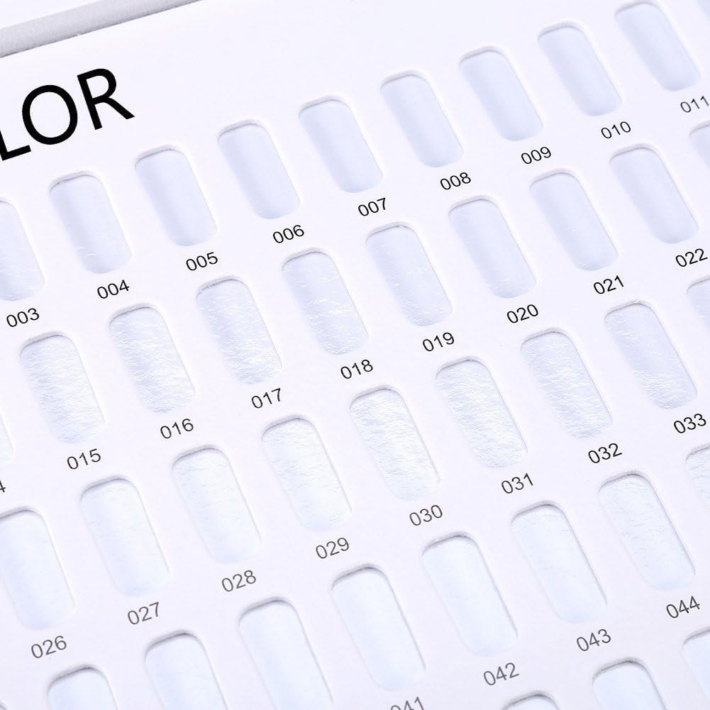 NAILWIND Nail Display Book, Nail Art Display Chart, Nail Art Colour Chart, Nail Swatches Nail Color Display Chart Book Nail Polish Gel Color Display Card Nail Art Showing Board (120 - COLORS) - Image 8