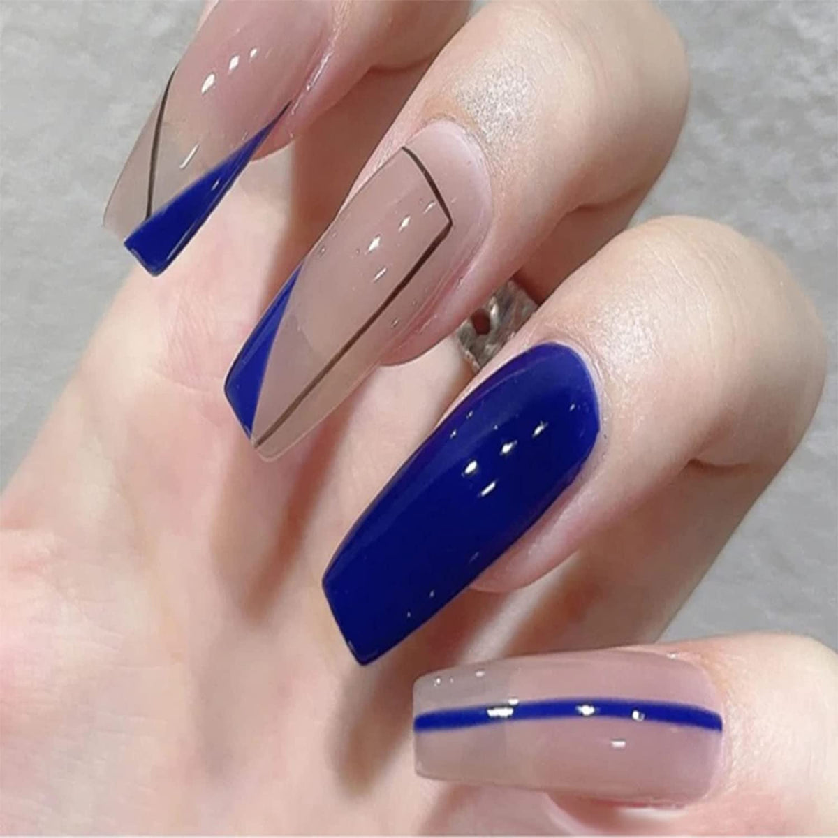 NAILWIND Soft Gel Nail Tips with Full Coverage, 11 Sizes Gel Nail Tips with Full Coverage, False Nails with Case medium stiletto, 550 pcs - Image 5