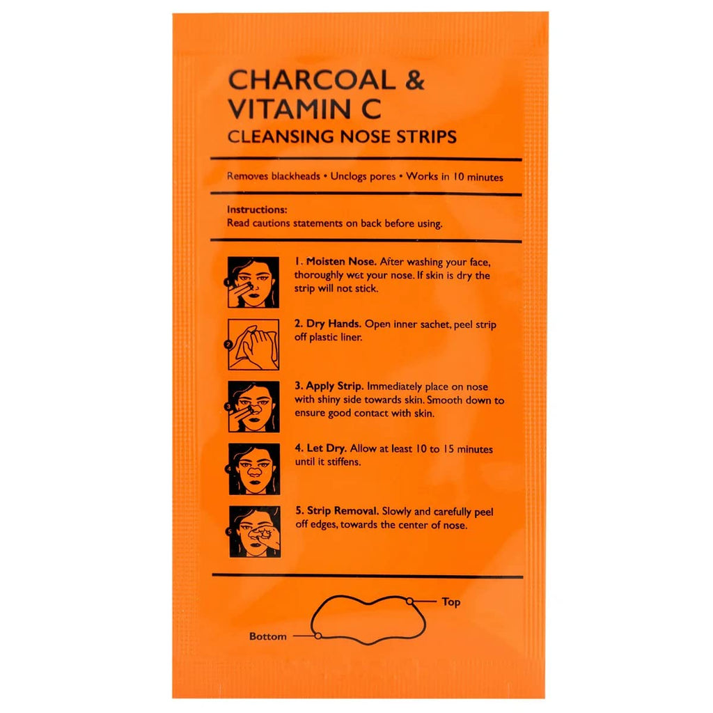 Nose Strips,Pore Strips for Blackheads,Vitamin C Nose Strip With Hazel Extracts Observes Dirt And Oil - for MEN & WOMEN 10 Strips in Pack of 1 - Image 8