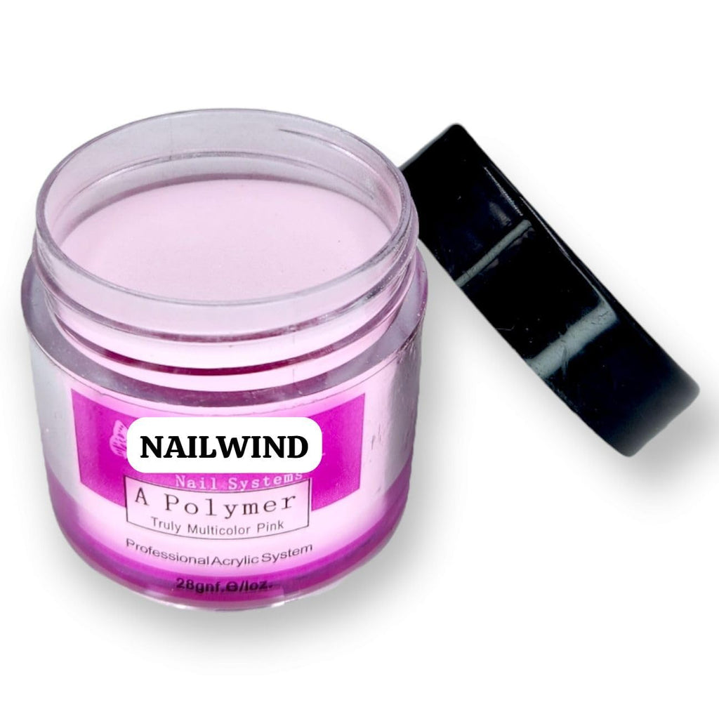 NAILWIND Professional Acrylic Nail Extension System, Acrylic Nail Kit,Acrylic Nail Powder,28g (Pink)