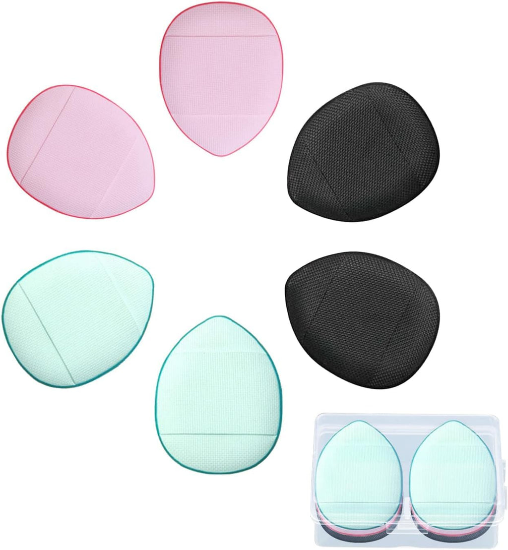 Rubyface Mini Finger Powder Puff 10 pcs Finger Makeup finger beauty blender Sponges, Mini Soft Cosmetic Finger Puff, Perfect for Foundation, BB Cushion, Cream, Concealer - Image 4