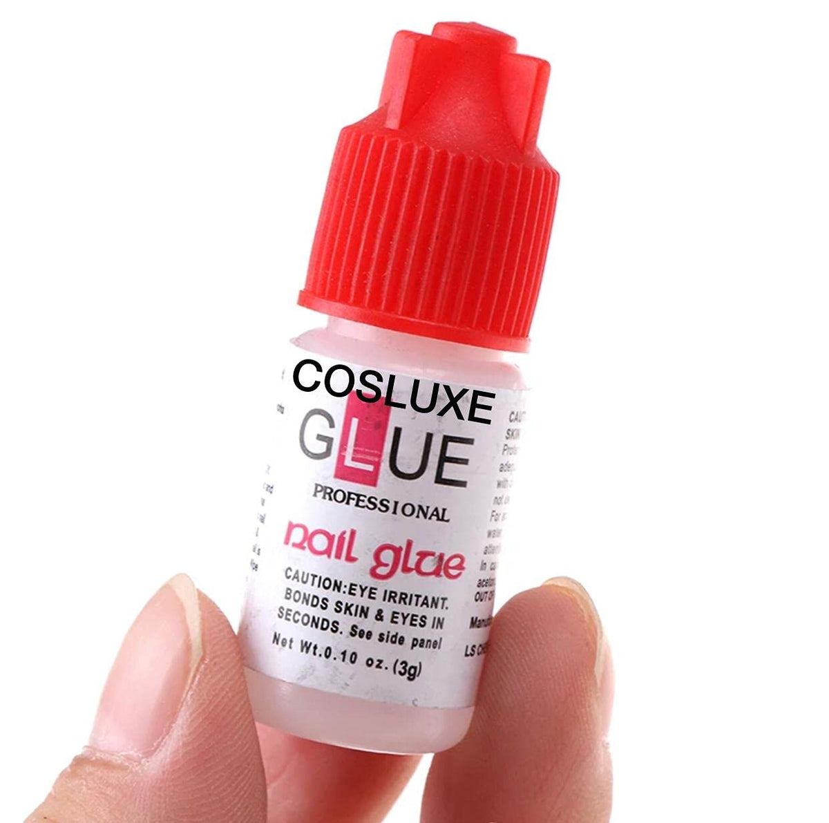 Cosluxe Professional Super Glue Stronger For Artificial Or Fake Nails, Nail Art 3g | Extra Strong for Acrylic, Waterproof Long Lasting Bond, Professional for Nail Tips (5 Pcs) - Image 9