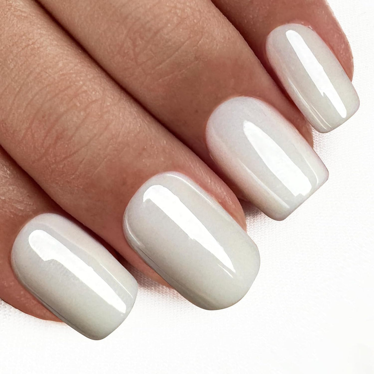 NAILWIND Almond Press On Nails Medium, Soft Gel Mirror Designs Glossy Ombre Nails with Nail Glue, Semi-Transparent Reusable Glue On in 15 Sizes - 30PCS Stick On Nail Kit, Acrylic Nail for Women 25 - Image 6