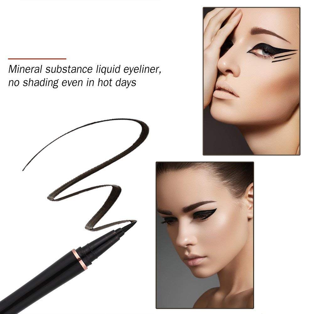 COSLUXE IMAGIC PROfessional Cosmetic Waterproof Long-Lasting Eyeliner Pen Black,2.5g - Image 2