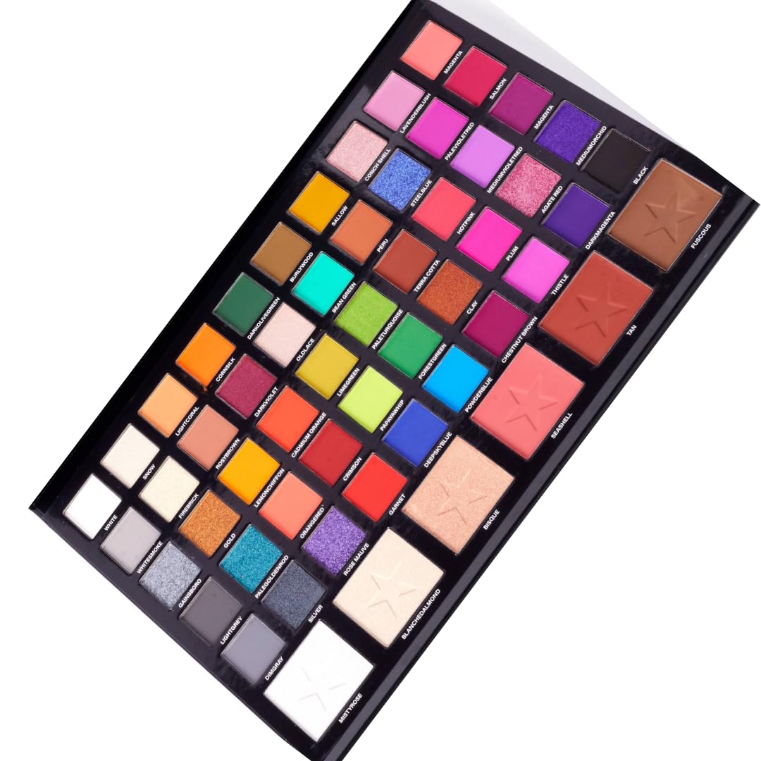 PNF PROFESSIONAL Star Collection Eyeshadow Palette, Long Lasting Shimmer Matte Eye Makeup Blush & Highlight & Eyeshadow Palette 90g - Image 8