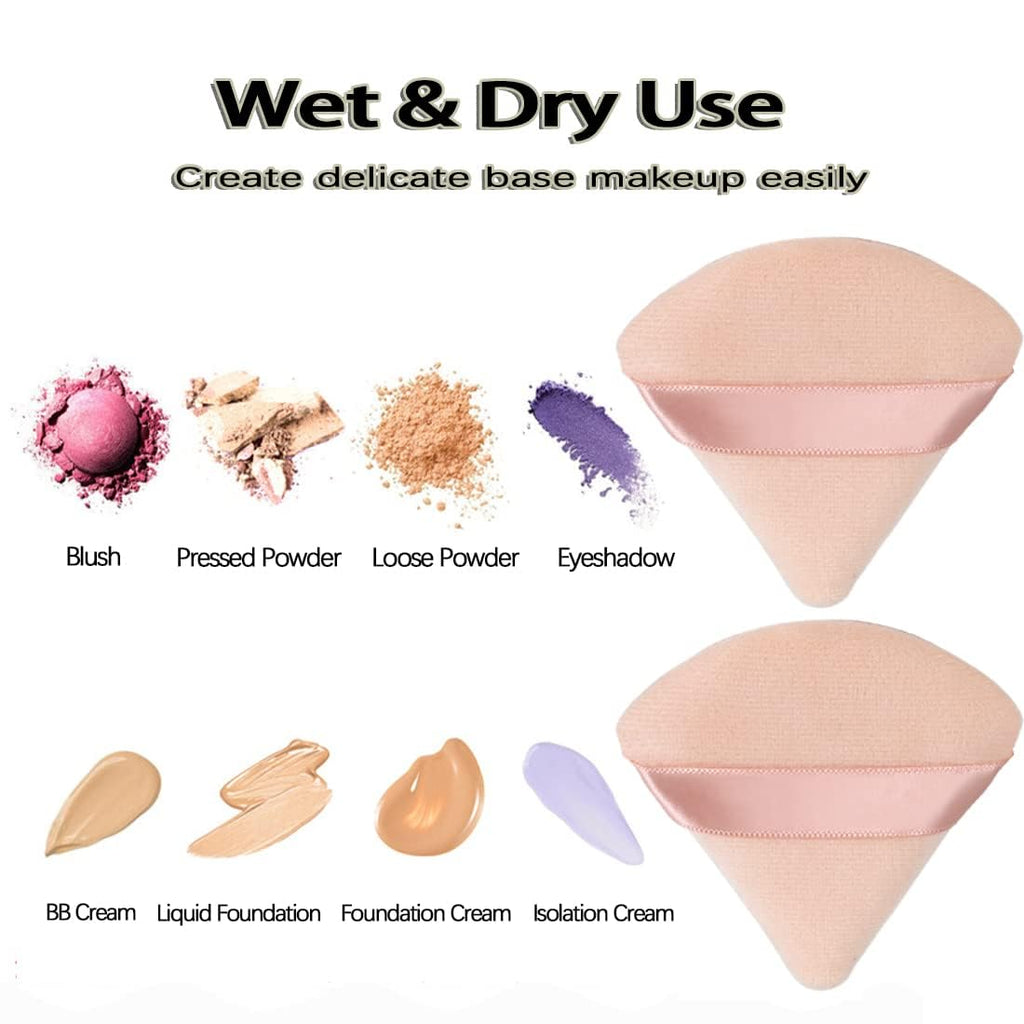 Professional Makeup Sponge, 2 Pcs Multi-colored Blender Blending Beauty Sponges for Foundations,Powders & Creams, Vegan, Cruelty Free and Non-Latex PACK OF 2 - Image 7
