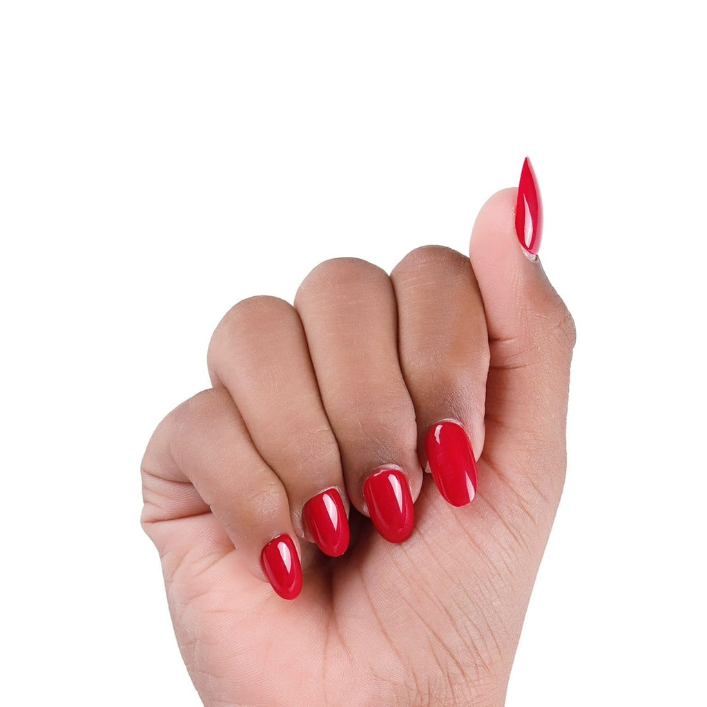 NAILWIND 24 Press on Nails | Natural French Short False Nails | Acrylic Full Cover Nails | Natural Fake Nails Delicate & Comfortable for Women and Girls (V-14) - Image 5