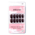 NAILWIND 24 Press on Nails | Natural French Short False Nails | Acrylic Full Cover Nails | Natural Fake Nails Delicate & Comfortable for Women and Girls (V-13)