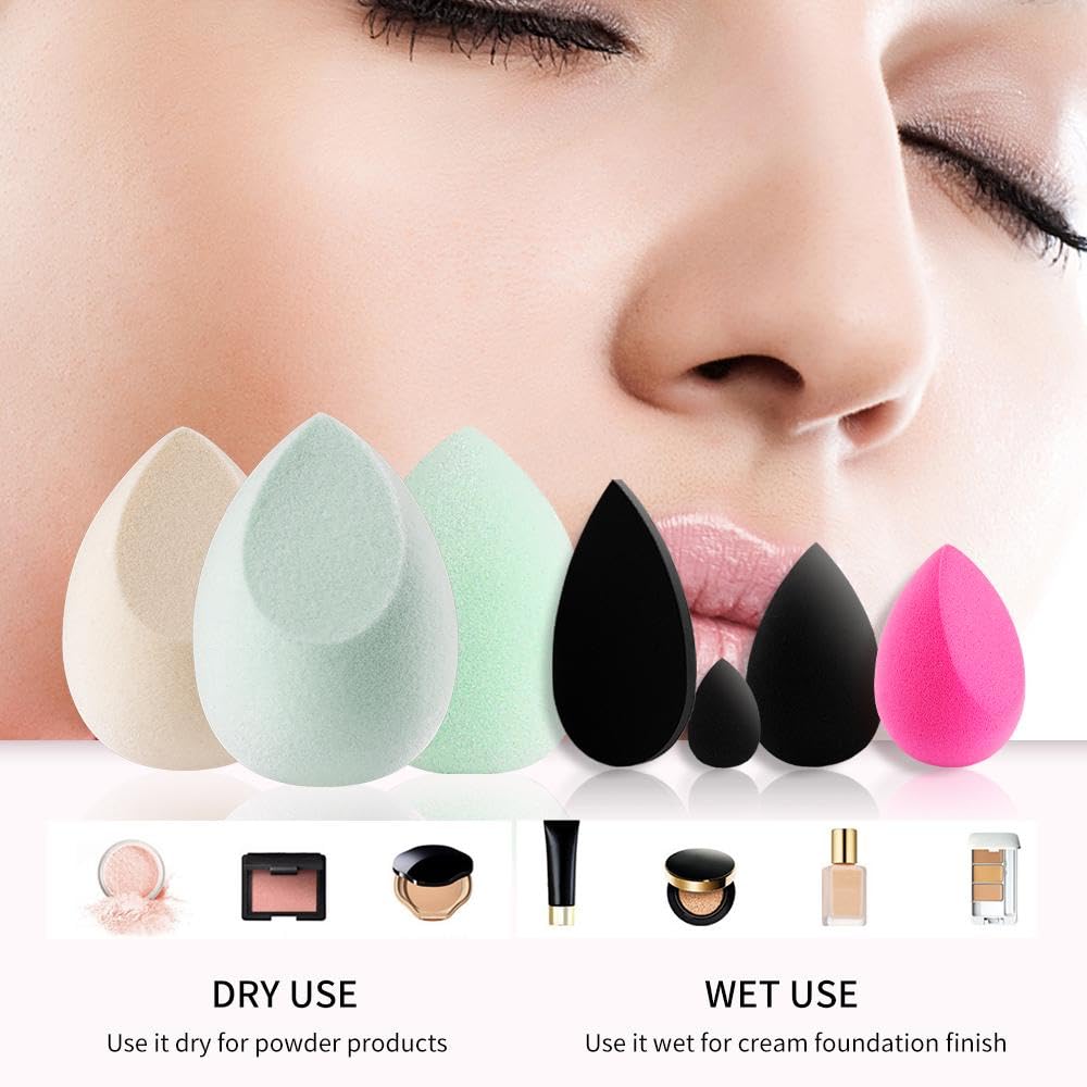 BEILI Beauty Blender Non-Latex Facial Makeup Sponge Set 4 Pcs In Box - Image 4