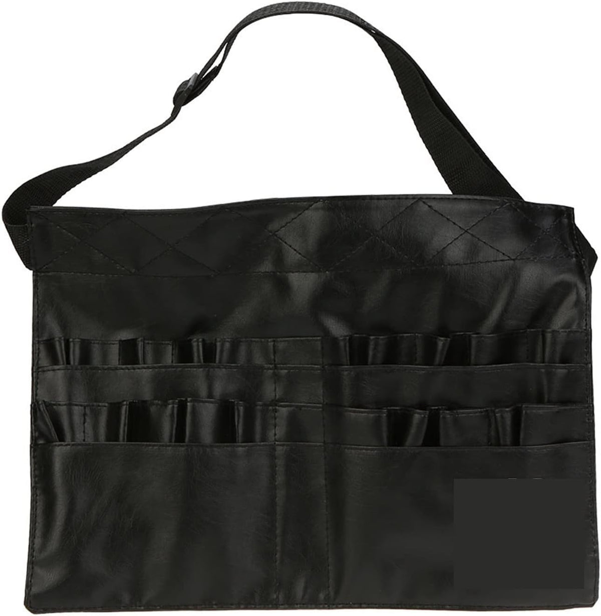 COSLUXE BEILI Makeup Brush Holder Bag, Professional Cosmetic Holder 28 Pockets Organizer with Artist Belt Strap (Brushes Not Included) - Image 4