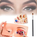 COSLUXE Silicone Makeup Practice Face Board, Face - Practice Skin Board,for Makeup Practice Skin Face Eye Makeup for Beginner Makeup Artist The Perfect 1 PCS
