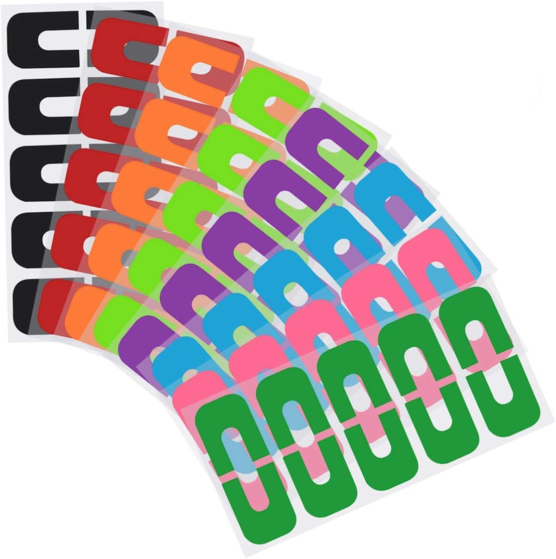 NAILWINDNail Polish Protector, Disposable Peel Off Sticker, U-Shape Tape for Nail Art Painting, Skin Barrier Spill Proof Sticker Nail Art Protector Cover 10 Sheets 100 Piece - Image 7