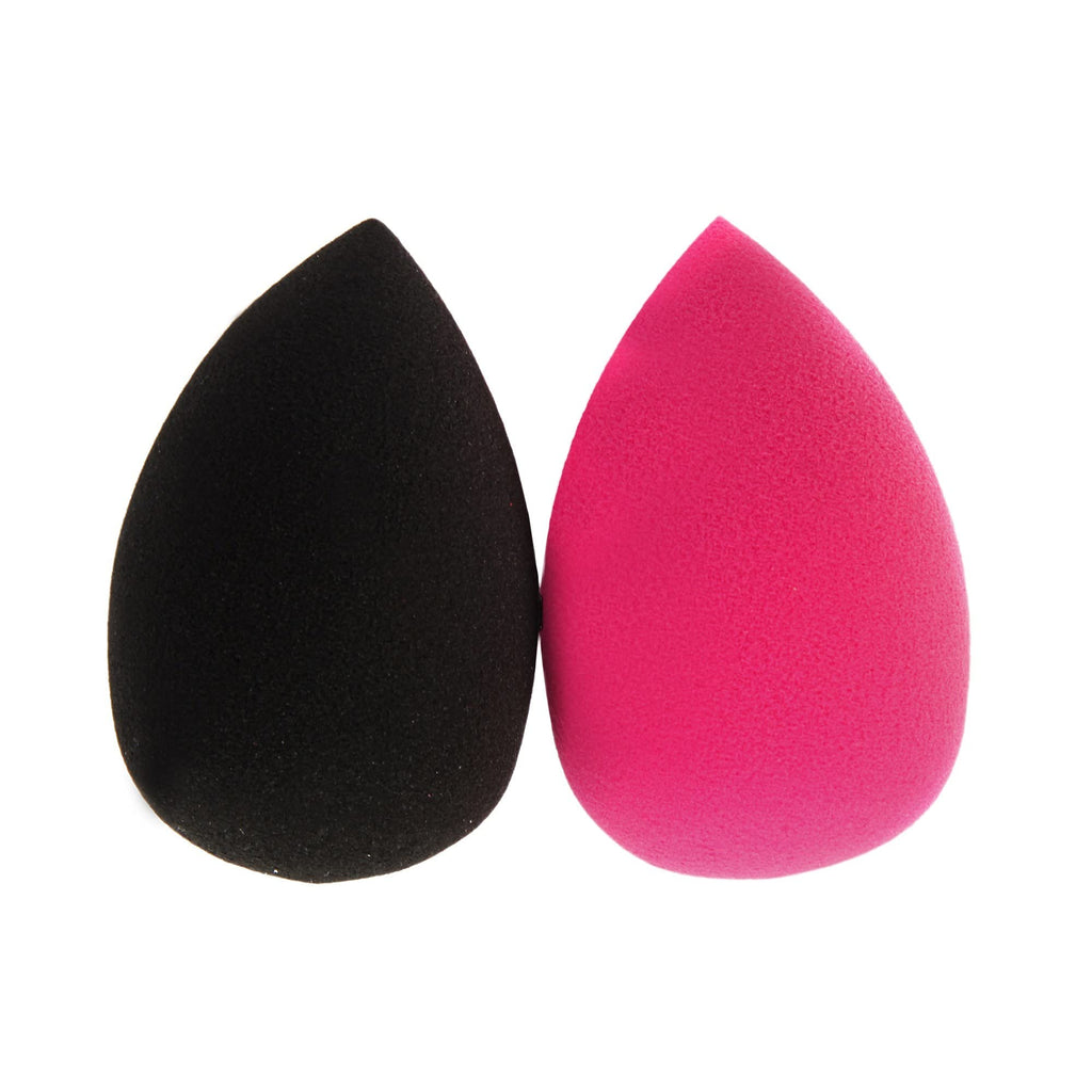 COSLUXE Beauty Blender Makeup Sponge, 2 Pcs Pink,Black Sponges & Blenders, Beauty Blender Sponge for Makeup, Cream, Concealer and Foundation, For Woman girl's - Image 3