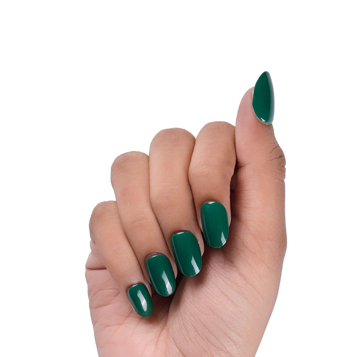 NAILWIND 24 Natural French Short False Nails Acrylic Full Cover Nails,Natural Fake Nails Delicate & Comfortable for Women and Girls (N15, 24 Count -Pack of 1) - Image 4