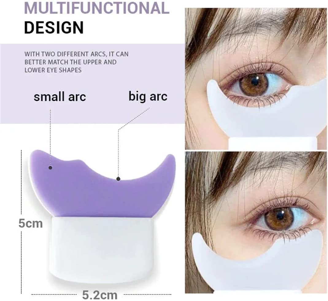 COSLUXE Silicone Stencils Eye Makeup, Professional Eyeshadow Shields, Perfect Eye Makeup for Beginners, for Mascara, Eyeliner, Eyeshadow - Image 7