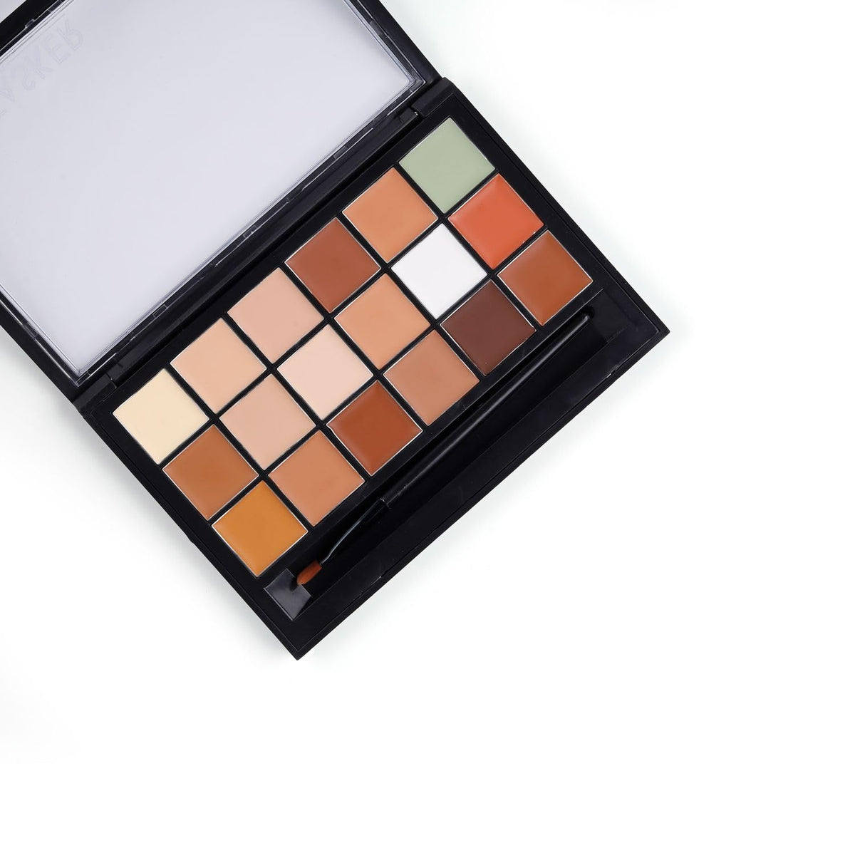 My Colors Professional Colour Corrector Palette | concealer palette for face makeup |18 Shades with Brush, Multi-Colour Concealer for All Skin Types for women - Image 3