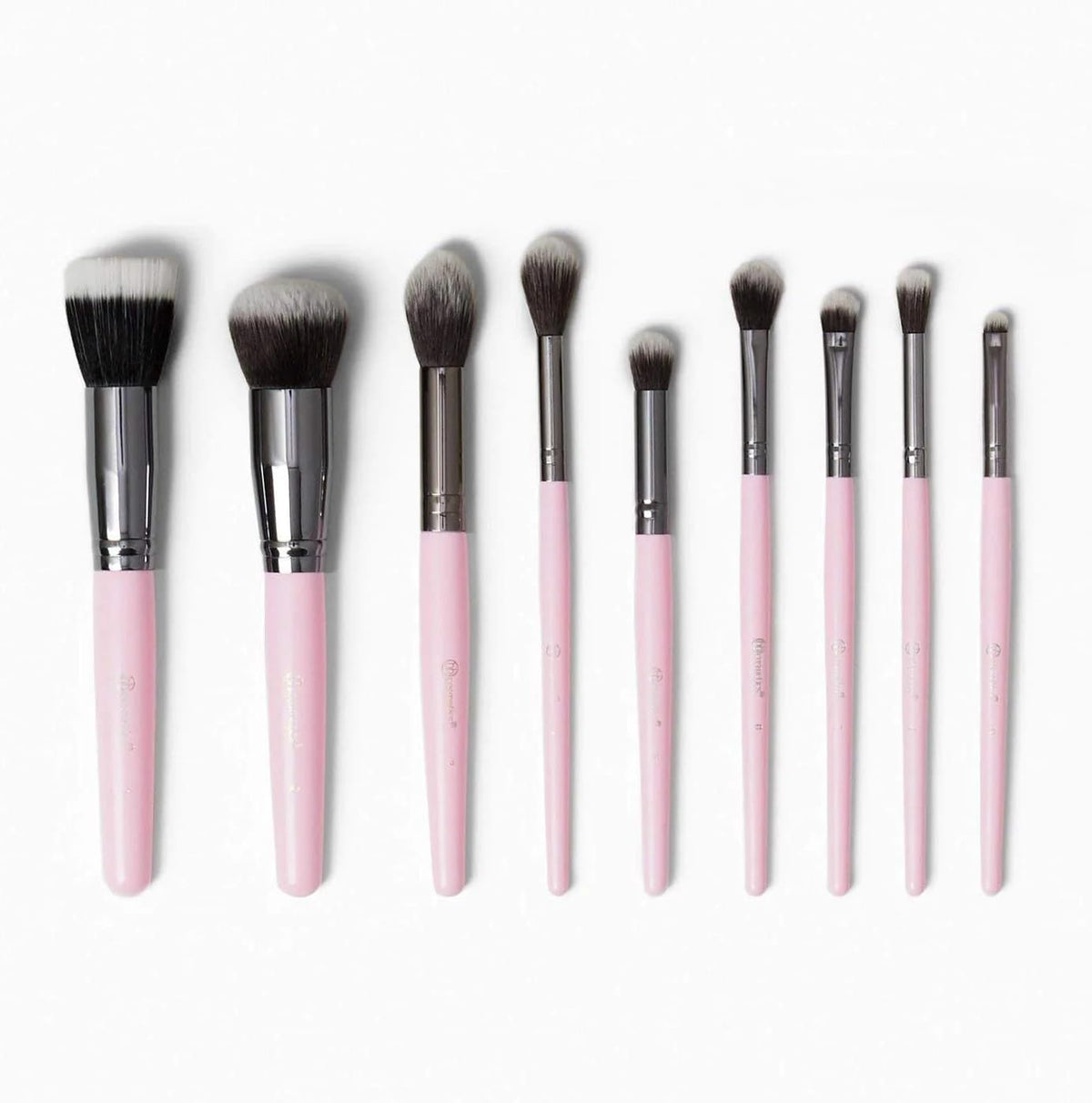 BH STUDIO PRO makeup brush set, Mrs. Bella 9 Pcs Brush Set with Brush Holder - Image 2