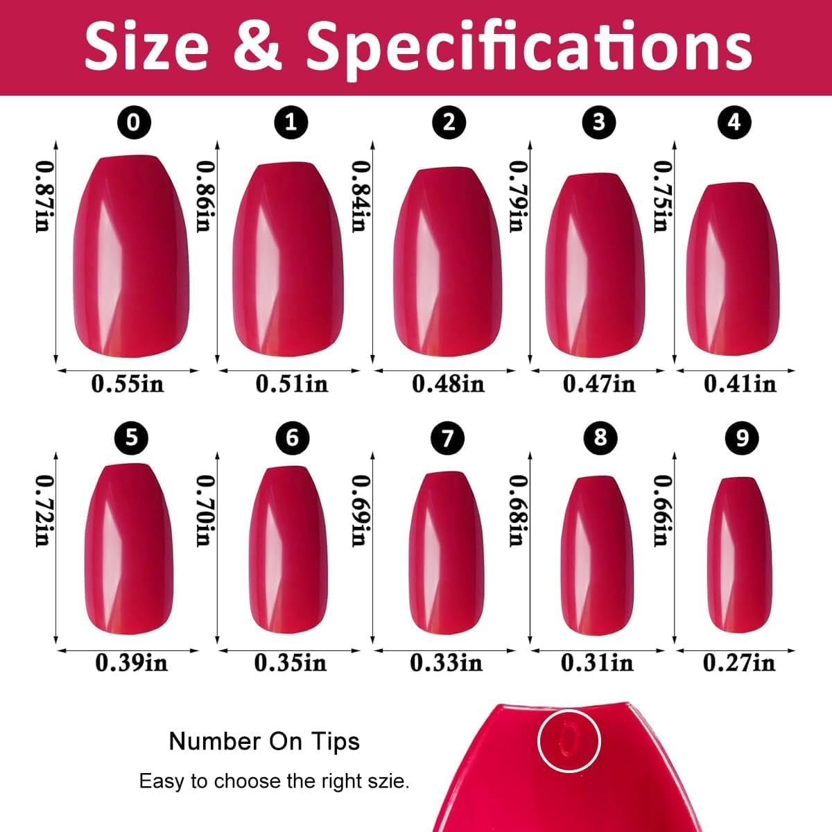 NAILWIND 24 Color Press On Nails Fake Nail 576Pcs, Press on Nail, Artificial Nail Extensions Combo in Multicoloured, Full Cover Glossy Nude False Acrylic Nails for Women Girls - Image 6