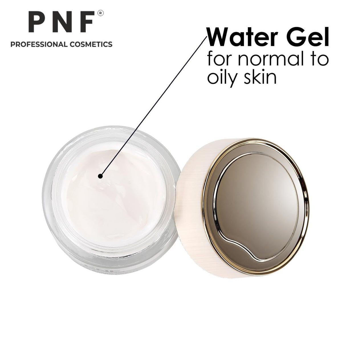 PNF PROFESSIONAL Hydro Boost Face Moisturizer | Water Based Cream | Multi Functions Light Weight Moisture | for All Skin, Oil-Free Water Gel Face Lotion 40g - Image 2